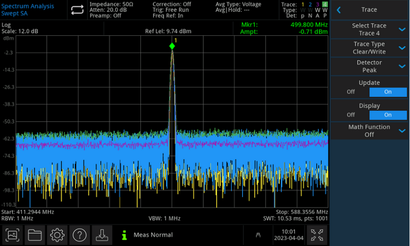 UNI-T UTS1015B Detector Modes