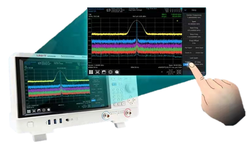 UNI-T UTS1015B Touch Interface