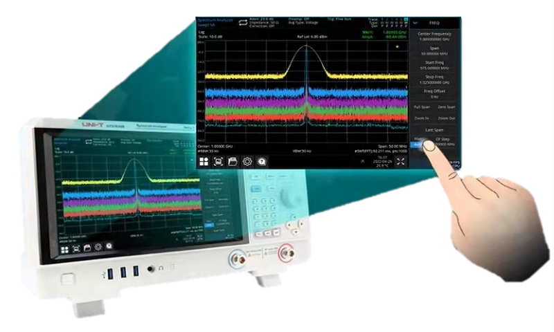 UNI-T UTS3084B Touch Interface