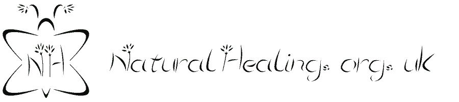 Natural Healing banner with wordmark and logo
