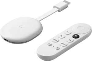Google Chromecast (2020) with Google TV and Voice Remote