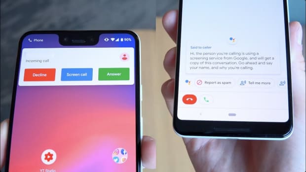 Google Call Screening Pixel 3XL