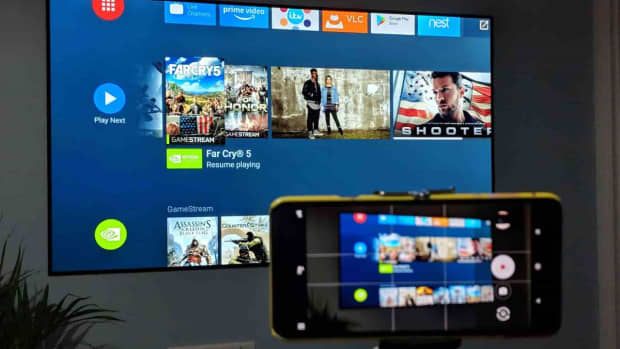 Gaming on the Wallpaper OLED with Nvidia Shield