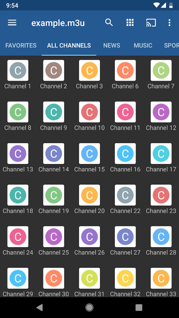 IPTV App for Android Hero