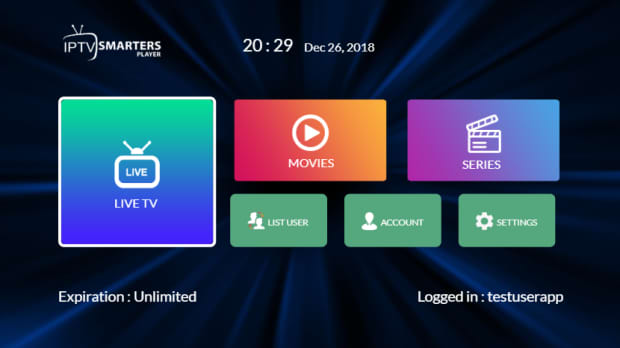 IPTV Smarters App for LG and Samsung TV's Hero