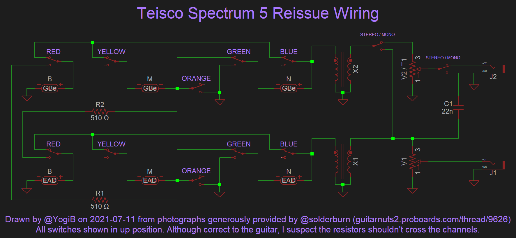 Spectrum 5 Teisco Spectrum 5 Reissue | GuitarNutz 2