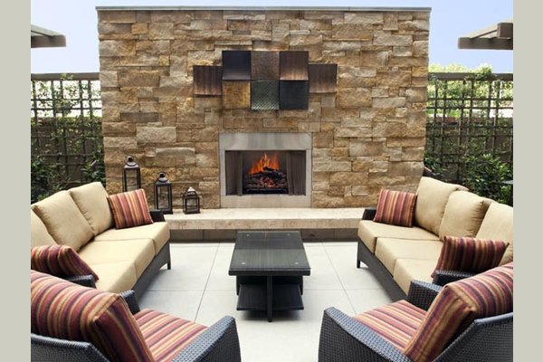 Vintage Burbank independent-living-burbank-fireplace-patio