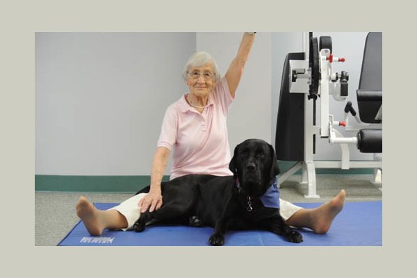 Come and work out with our Therapy Dog Jammer