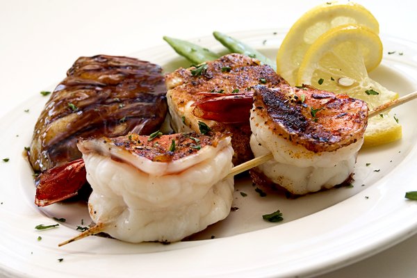 Bartlett Reserve purchased photo steak and shrimp