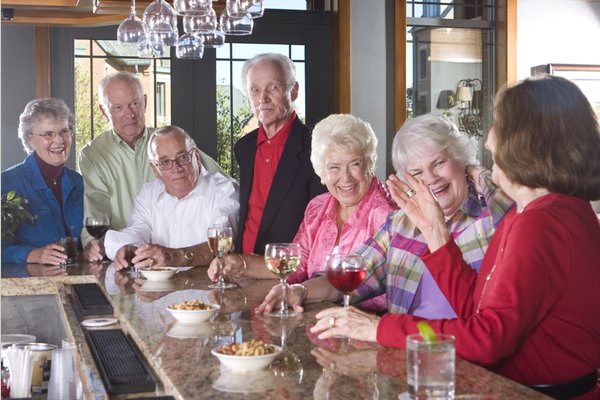 The Garlands of Barrington Group Drinking Wine - Copy