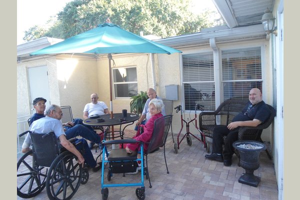 Smoking is not allowed inside the building, so the decks afford a comfortable area for smokers.