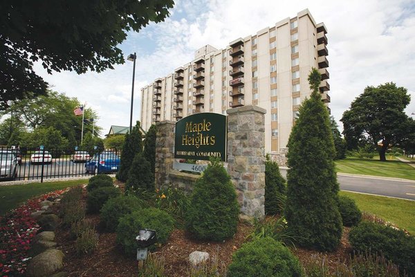Maple Heights Retirement Community large-allen-park-retirement-community-sign