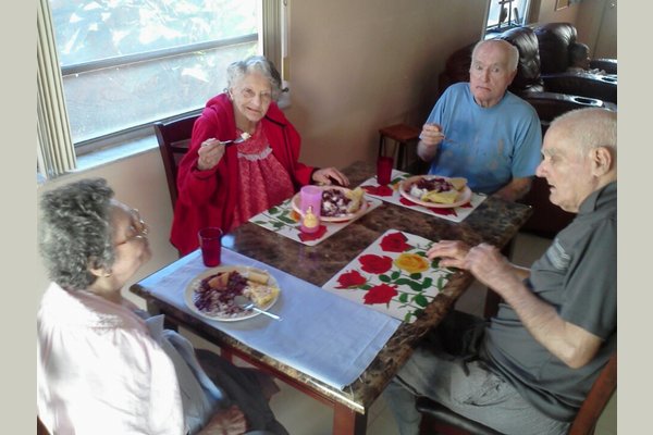 All residents sit together to have family oriented meals on a daily basis. They love our food because we have an amazing Chef.