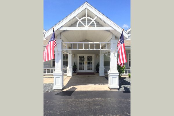 The front of Caldwell house