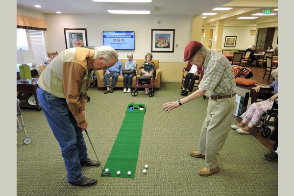 Golf in full swing