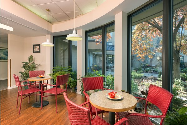 There are many common areas inside Lawrence Presbyterian Manor.