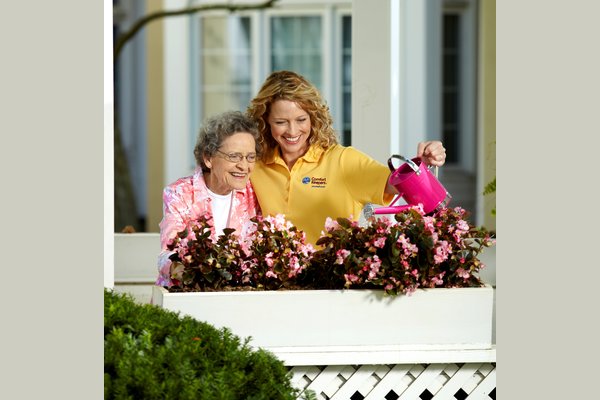 Comfort Keepers assist our clients to be more active in outdoor living such as gardening & taking care of the plants so it will be a wholesome day & satisfying activities of daily living.