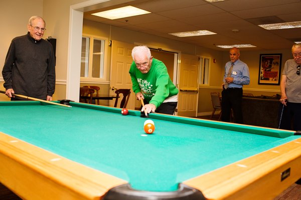 We have many activities for our residents to choose from. Our seniors can enjoy billiards, happy hour, crafts, outings, exercise, and so much more. 