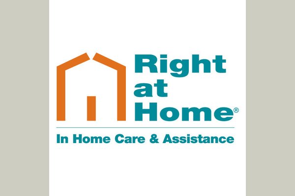 Right at Home's logo with white background.
