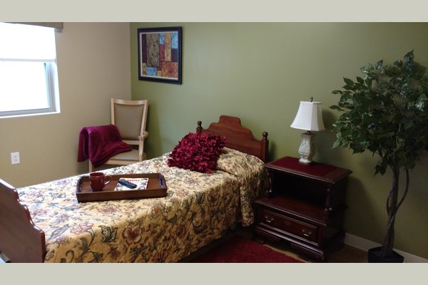Allay Senior Care provides semi-furnished private rooms.