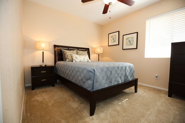 Guest Bedroom in our two bedroom floor plans