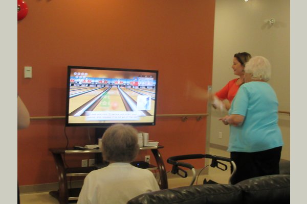 More bowling happening, it can get quite competitive