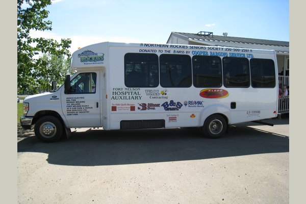 The bus can take up to 14 passengers and 5 wheelchairs. It is air-conditioned and is available 5 days per week for the residents to use.