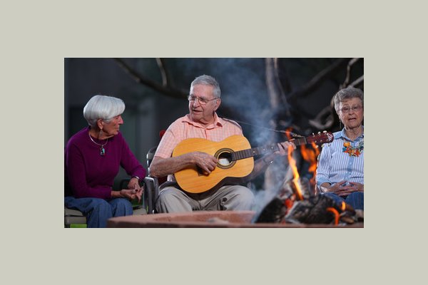 Walden Place fireside