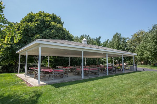 Ecumenical Retirement Community has a large pavilion on its park-like campus used for large events such as resident picnics, car shows, concerts and many other gatherings. 