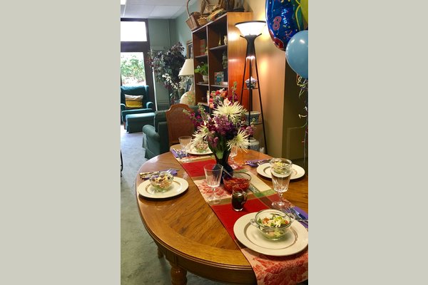 Birthday dinner party. 