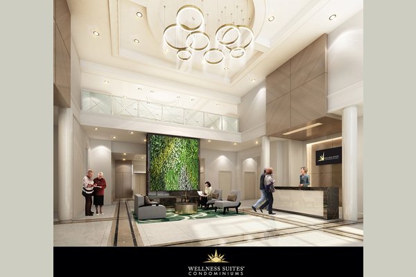 Enter your new home through our posh and stylish lobby. The stunning circular chandelier explodes with expression!