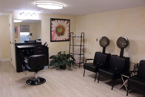 One of our on site hair salons - The Elms Retirement Residence - Westerly RI