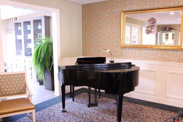 Care to tickle the ivories? Please do! The Elms Retirement Residence - Westerly RI