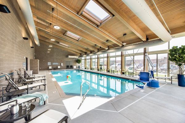 Indoor, Heated Saltwater Pool