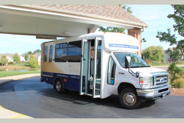 Our EHM bus provides transportation to activity outings, shopping trips and other planned errand runs!