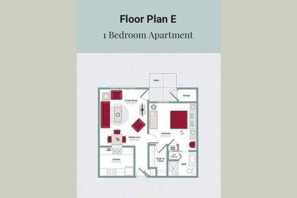 Independent Living Floor Plan E