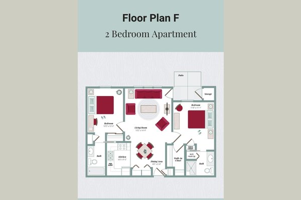 Independent Living Floor Plan F