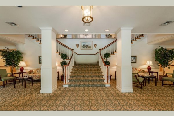 Welcome Home!  The grand staircase greets you when you enter The Club.