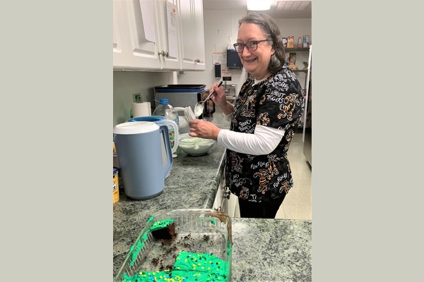 Nancy is our Culinary Director.  She is responsible for planning the meals, ordering the food and cooking.  Nancy is an amazing cook and caters to your needs.  Just let her know your favorite meals and she will weave her magic and see that you get those specials foods and recipes you love.