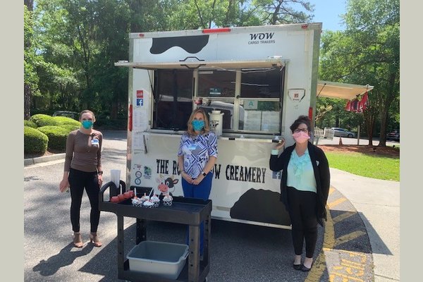 Ice-Cream Treats for our Residents, and it was so good, (during shelter-in-place)