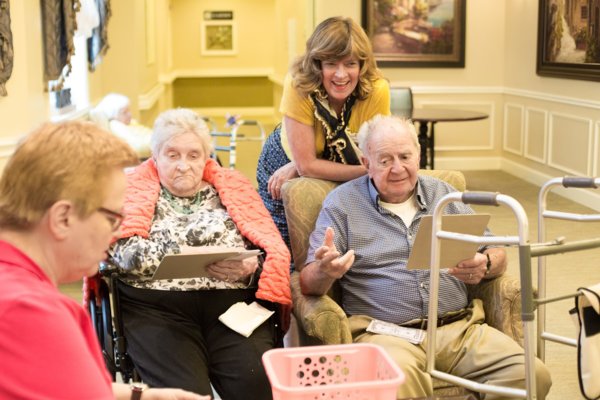 We offer our residents an array of activities to engage cognizance, stimulate senses and give them as much opportunity to socialize and feel loved and valued. 