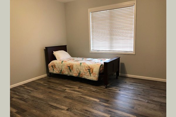 Private bedroom with 1/2 bath