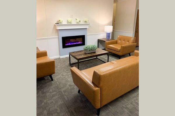 Cozy up by the fire on a snowy day and enjoy a good book or cup of coffee. 