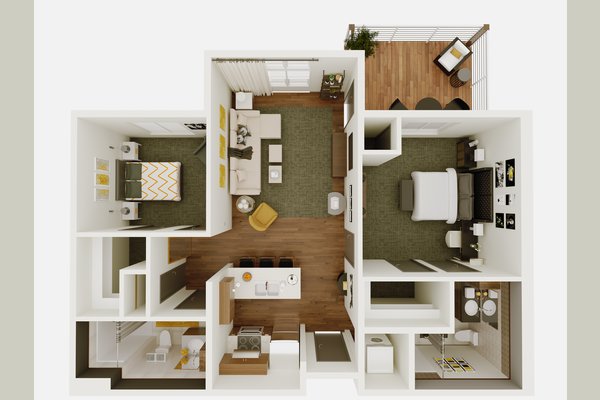 IL-Two Bedroom Apartment