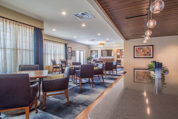 The Foothills Lounge at EdenHill Communities. 

Come relax in our 4th floor lounge with hill country views. Redefine quality time -- bottle of wine, rich conversation and genuine laughter.