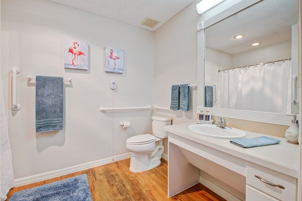 One Bedroom Apartment Bathroom