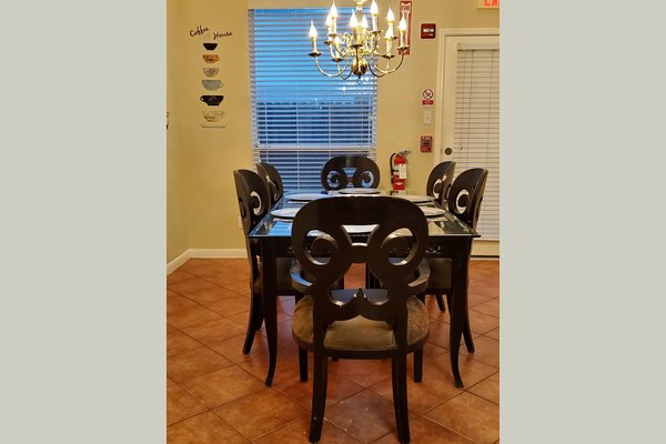 Dining Area leading to Outdoors