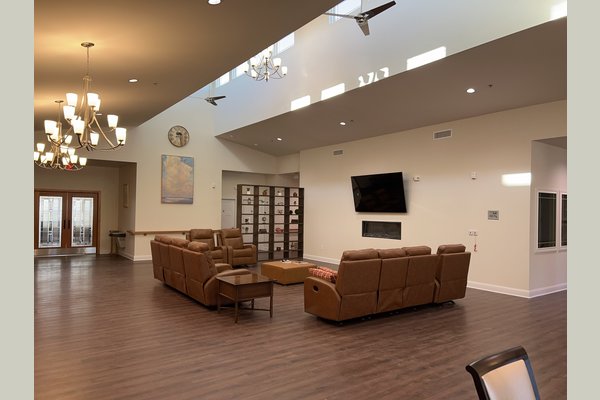 Large and inviting living room.