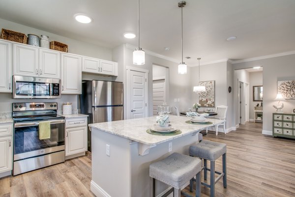 Kitchen and dining area