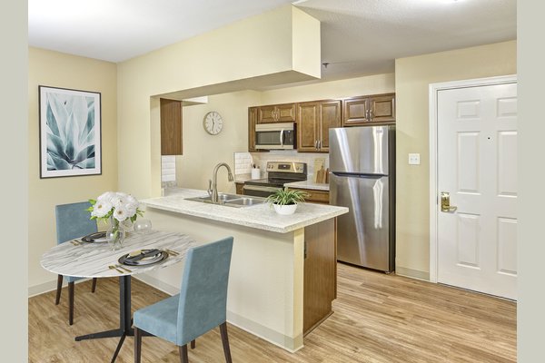 One Bedroom Apartment Kitchen 